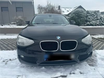 gebraucht BMW 116 d schwarz 1er Diesel schwarz guter Zustand