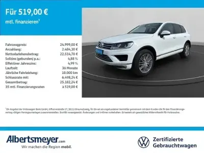 Usata VW Touareg Basis 204 CV (150 kW) 2016 Bianco SUV