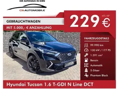 Gebraucht Hyundai Tucson N Line 177 PS (130 kW) 2020 Schwarz SUV