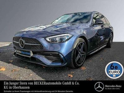 Gebraucht Mercedes C300e AMG Line Premium Plus 313 PS (230 kW) 2024 Sodalith blau Kombi