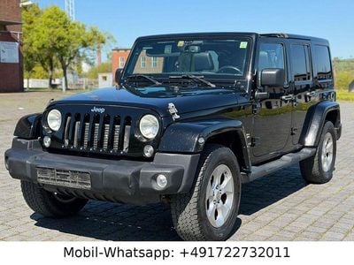 Occasion Jeep Wrangler Unlimited Sahara 200 PK (147 kW) 2015 Zwart SUV
