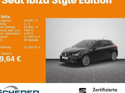 Gebraucht Seat Ibiza Style 116 PS (85 kW) 2024 Midnight schwarz metallic (metallic) Kleinwagen