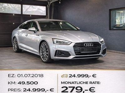 Silber Gebraucht 2018 Audi A5 Sportback Sport Kleinwagen | 24.999 € (Guter Preis)