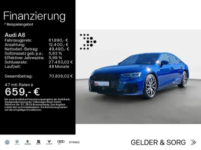 Usata Audi A8 S-Line 286 CV (210 kW) 2022 Blu Berlina