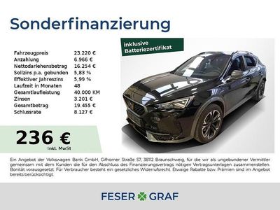 Gebraucht Cupra Formentor 204 PS (150 kW) 2022 Midnight schwarz metallic SUV