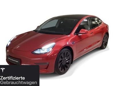 Gebraucht Tesla Model 3 Performance 377 kW (513 PS) 2021 Rot Limousine