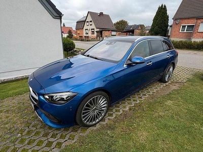 Gebraucht Mercedes C220 200 PS (147 kW) 2021 Blau Kombi