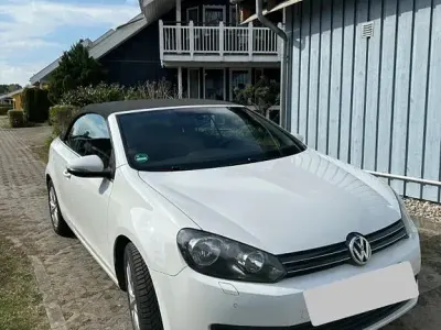 Gebraucht VW Golf Cabriolet 105 PS (77 kW) 2012 Weiß Cabrio