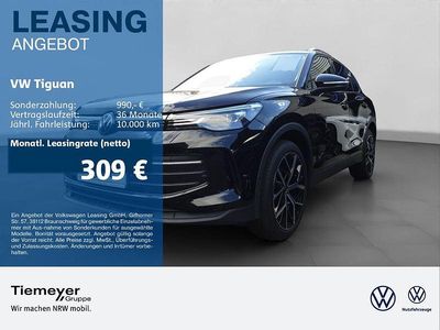 Neu VW Tiguan Life 150 PS (110 kW) 2025 Schwarz SUV