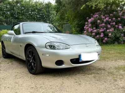 Gebraucht Mazda MX5 110 PS (80 kW) 2003 Silber Cabrio