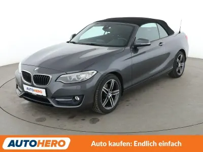 Gebraucht BMW 220 Sport Line 184 PS (135 kW) 2015 Schwarz Cabrio