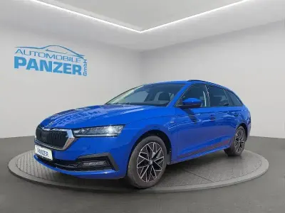 Gebraucht Skoda Octavia Clever 116 PS (85 kW) 2021 Blau Kombi