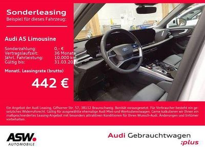 Gebraucht Audi A5 Ambiente 204 PS (150 kW) 2025 Gletscherweiß metallic Limousine