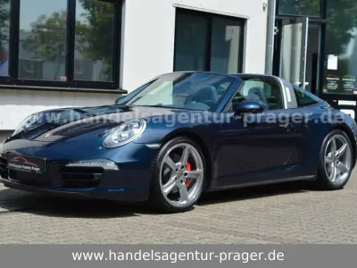 Gebraucht Porsche 911 Targa 4S Chrono 400 PS (294 kW) 2015 Dunkelblau Cabrio