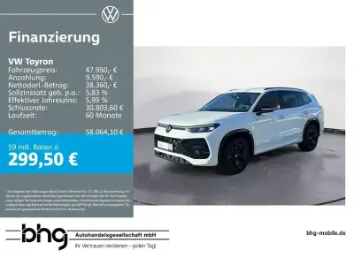 Brugt VW Tayron R-line 193 HK (141 kW) 2025 Hvid SUV