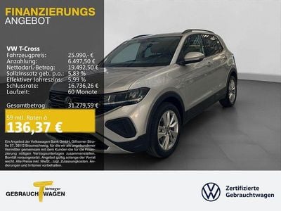 Neu VW T-Cross Life 116 PS (85 kW) 2026 Silber SUV