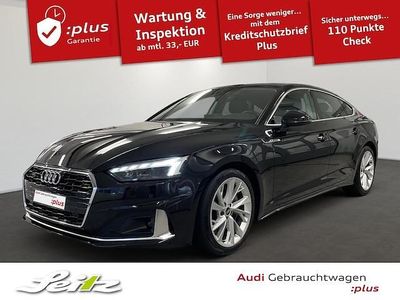 Gebraucht Audi A5 Sportback Advanced Plus 286 PS (210 kW) 2022 Mythosschwarz metallic Kleinwagen