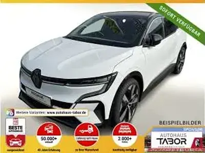 Gebraucht Renault Megane E-Tech Komfort 160 kW (218 PS) 2024 Weiß (arktisweiß + black pearlschwar) Limousine