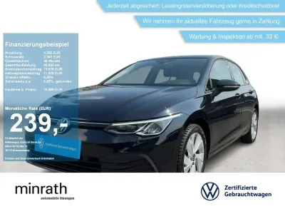 Usata VW Golf VIII Life 110 CV (80 kW) 2020 Nero Berlina