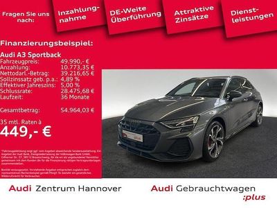 Daytonagrau perleffekt Gebraucht 2025 Audi A3 Sportback e-tron S-Line Kleinwagen | 47.990 €