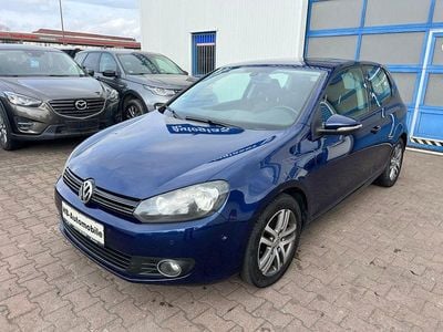 Gebraucht VW Golf VI Comfortline 80 PS (58 kW) 2009 Blau Kleinwagen