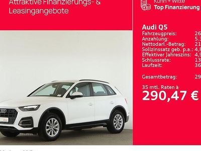 Ibisweiß Gebraucht 2021 Audi Q5 Design SUV | 26.850 € (Superpreis)