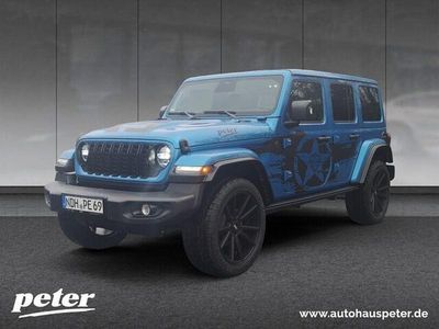 Gebraucht Jeep Wrangler Sahara 272 PS (200 kW) 2024 Hydro blue SUV