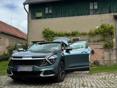 Gebraucht Kia Sportage 150 PS (110 kW) 2022 Grün SUV