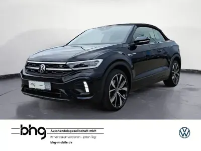 Gebraucht VW T-Roc Cabriolet R-line 150 PS (110 kW) 2023 Schwarz Cabrio