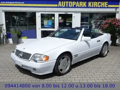 Gebraucht Mercedes SL300 231 PS (169 kW) 1991 Weiß Cabrio