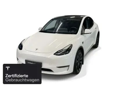 Gebraucht Tesla Model Y Long Range AWD 258 kW (351 PS) 2022 Weiß SUV