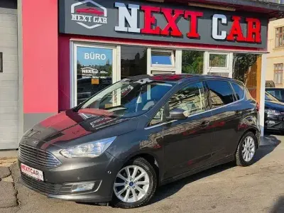 Gebraucht Ford C-MAX Titanium 125 PS (91 kW) 2018 Schwarz Van / Kleinbus