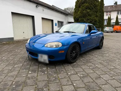 Gebraucht Mazda MX5 110 PS (80 kW) 2000 Blau Cabrio