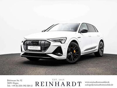 Gebraucht Audi e-tron Black Edition 300 kW (408 PS) 2022 Gletscherweiß metallic SUV
