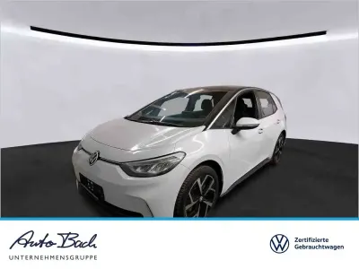 Gebraucht VW ID.3 Pro 150 kW (204 PS) 2023 Gletscherweiß metallic/schwarz Kleinwagen