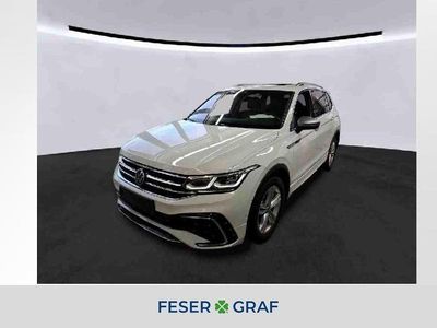 Pure white Gebraucht 2021 VW Tiguan Allspace R-line SUV | 35.950 € (Fairer Preis)