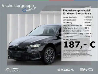 Gebraucht Skoda Scala Tour 95 PS (69 kW) 2025 Schwarz Kleinwagen