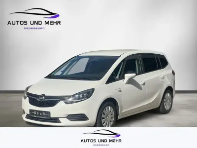 Gebraucht Opel Zafira Selection 120 PS (88 kW) 2017 Weiß Van / Kleinbus