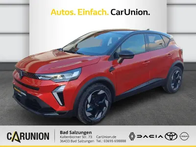 Neu Renault Captur Techno 114 PS (83 kW) 2025 Dezirrot metallic, black pearlschwarz metallic SUV