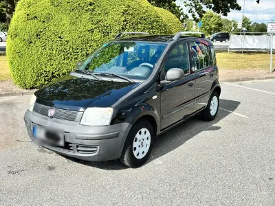 Gebraucht Fiat Panda Active 54 PS (39 kW) 2010 Schwarz Kleinwagen