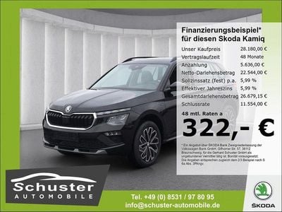 Neu Skoda Kamiq Tour 150 PS (110 kW) 2025 Schwarz SUV