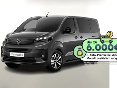 Neu Peugeot e-Traveller S 100 kW (136 PS) 2026 Schwarz Van / Kleinbus