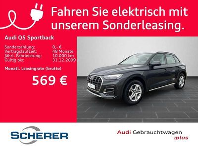 Gebraucht Audi Q5 Sportback Advanced Plus 299 PS (219 kW) 2022 Manhattangrau metallic (metallic) SUV