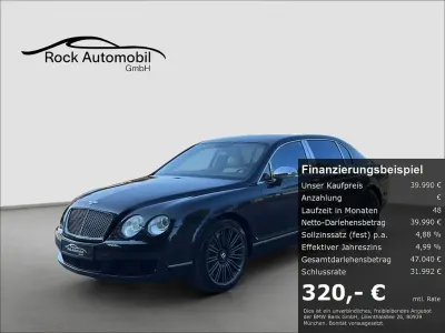 Gebraucht Bentley Continental Flying Spur 560 PS (411 kW) 2008 Schwarz Limousine