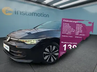 Gebraucht VW Golf VIII 2024 Schwarz Limousine