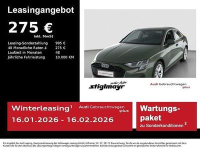 Distriktgrün metallic Gebraucht 2025 Audi A3 Ambiente Limousine | 31.990 € (Superpreis)