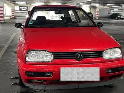Brugt VW Golf III 60 HK (44 kW) 1996 Rød Sedan