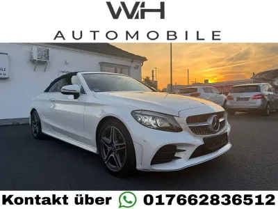 Gebraucht Mercedes C200 AMG line 184 PS (135 kW) 2019 Weiß Cabrio