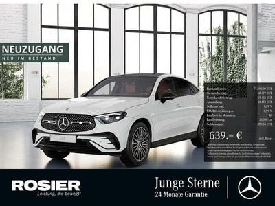 Gebraucht Mercedes GLC450 Advanced Plus 367 PS (269 kW) 2024 Weiss / polarweiß Coupé