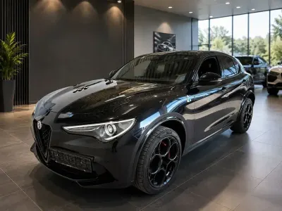 Brugt Alfa Romeo Stelvio Quadrifoglio 510 HK (375 kW) 2022 Sort SUV